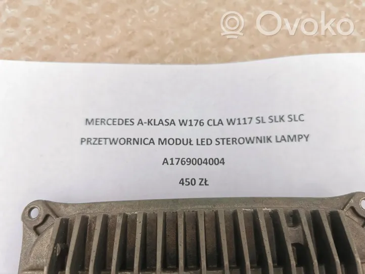 Mercedes-Benz A W176 LED-liitäntälaitteen ohjausmoduuli A1769004004