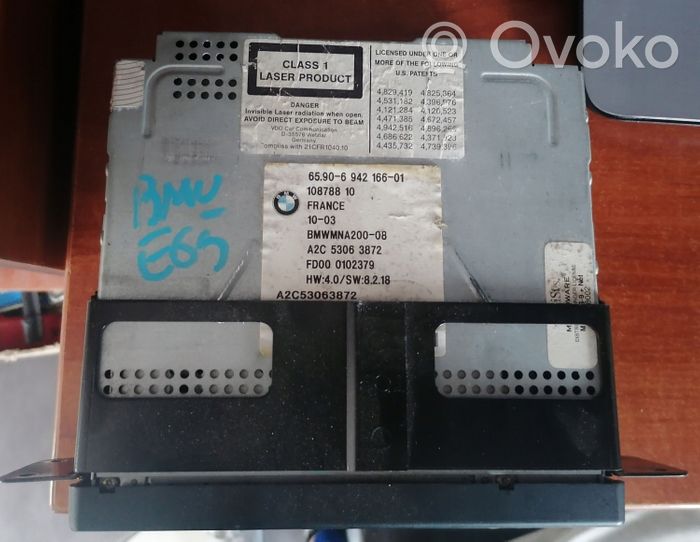 BMW 7 E65 E66 Unité de navigation Lecteur CD / DVD 