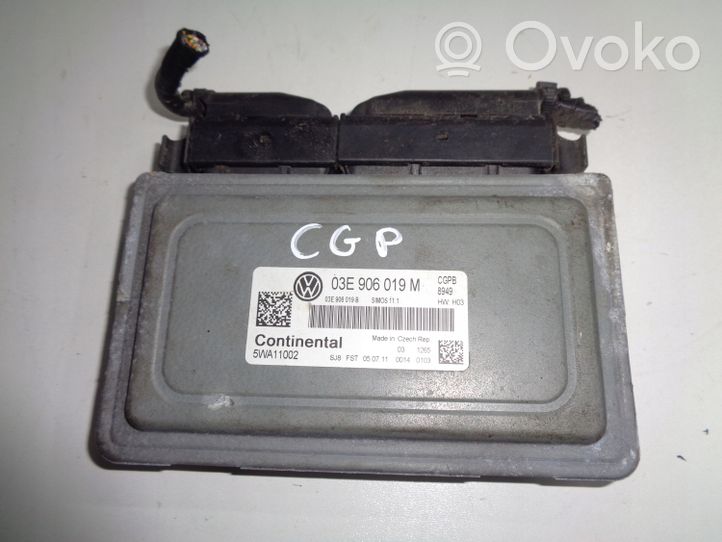 Volkswagen Polo V 6R Sterownik / Moduł ECU 03E906019M