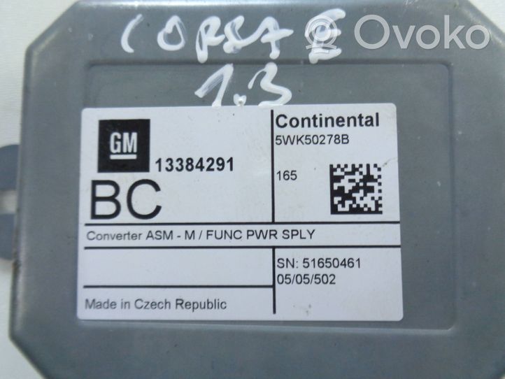 Opel Corsa E Moduł / Sterownik GPS 13384291