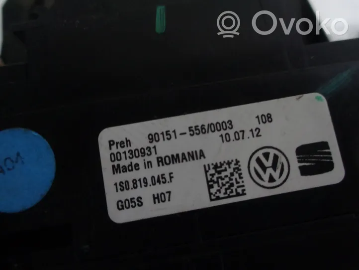 Volkswagen Up Ilmastoinnin ohjainlaite 1S0819045F