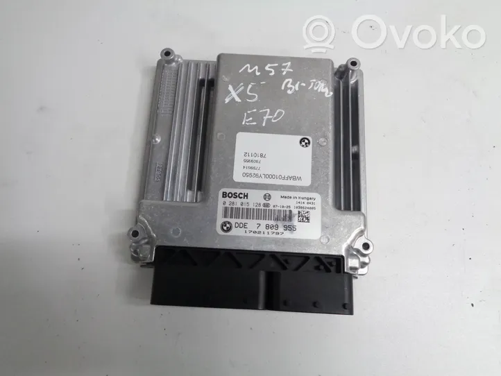 BMW X5 E70 Calculateur moteur ECU 7809955