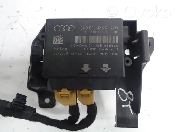 Audi A4 S4 B8 8K Pysäköintitutkan (PCD) ohjainlaite/moduuli 8K0919475R