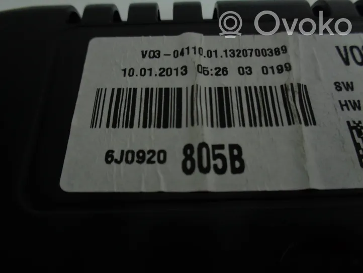 Seat Ibiza IV (6J,6P) Tachimetro (quadro strumenti) 6J0920805B