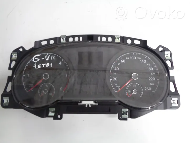 Volkswagen Golf VII Compteur de vitesse tableau de bord 5G1920741A