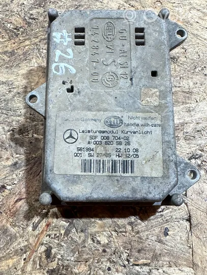 Mercedes-Benz R W251 Moduł poziomowanie świateł Xenon A0038205826