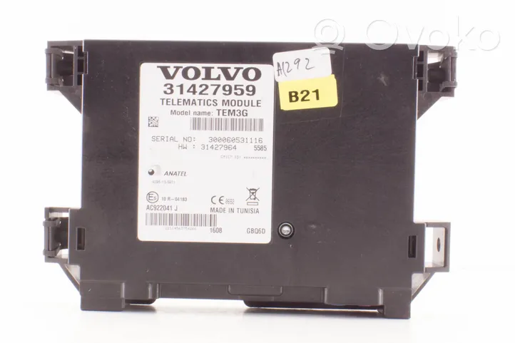 Volvo V60 Telefono valdymo blokas 31427959