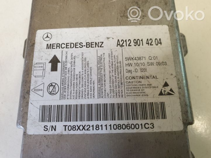 Mercedes-Benz E W212 ASC valdymo blokas A2129014204