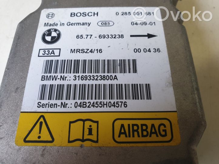 BMW 3 E46 Unidad de control/módulo del Airbag 6933238