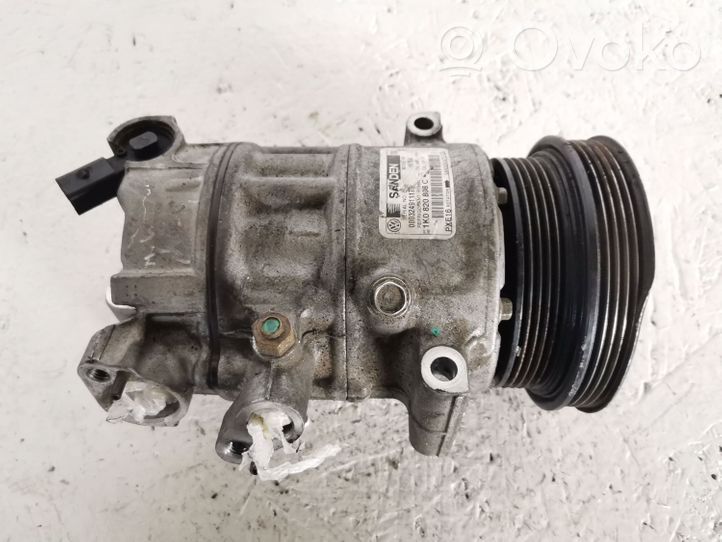 Volkswagen PASSAT B7 Ilmastointilaitteen kompressorin pumppu (A/C) 1K0820808C