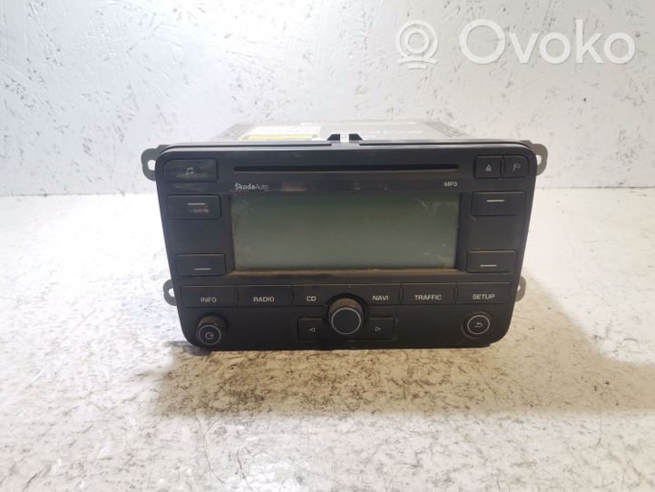 Skoda Octavia Mk2 (1Z) Panel / Radioodtwarzacz CD/DVD/GPS 1Z0035191A