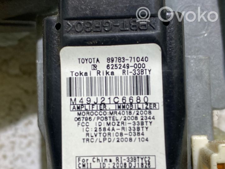 Toyota Hilux (AN10, AN20, AN30) Virtalukko 8978371040