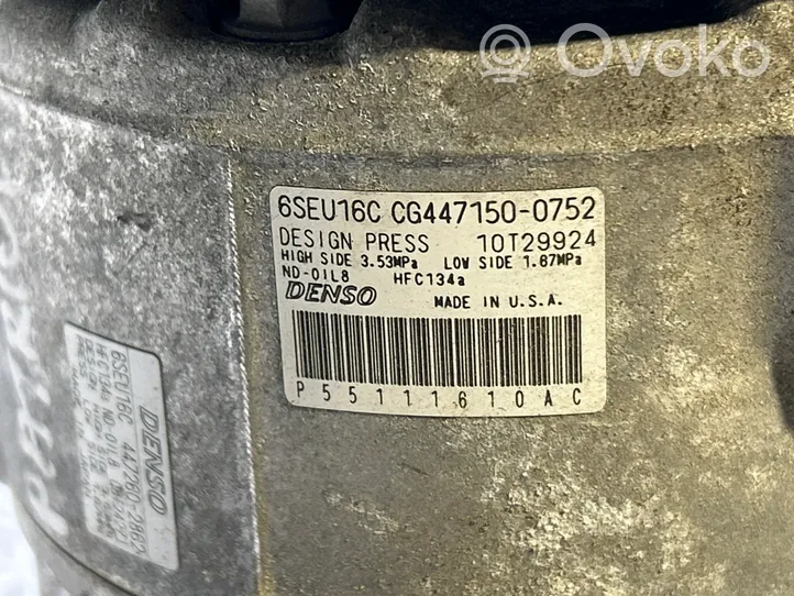 Jeep Patriot Air conditioning (A/C) compressor (pump) P55111610AC