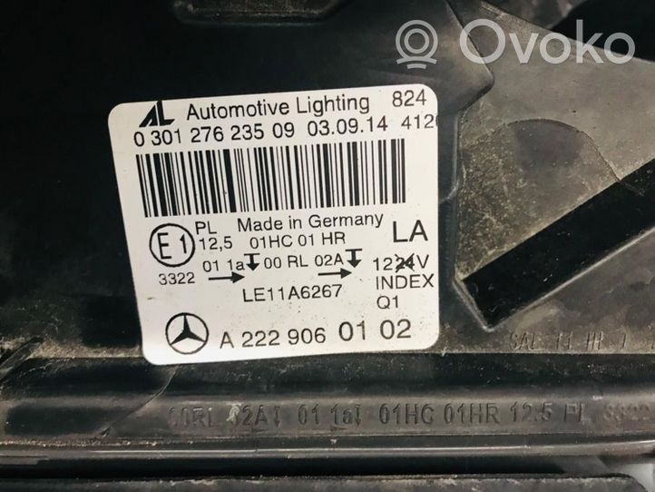 Mercedes-Benz S W222 Lampa przednia A2229060102