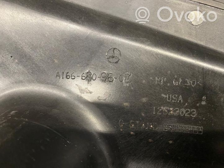 Mercedes-Benz GL X166 Osłona tylna podwozia A1666809607