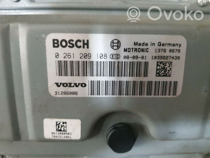 Volvo S80 Moottorin ohjainlaite/moduuli 0261209108
