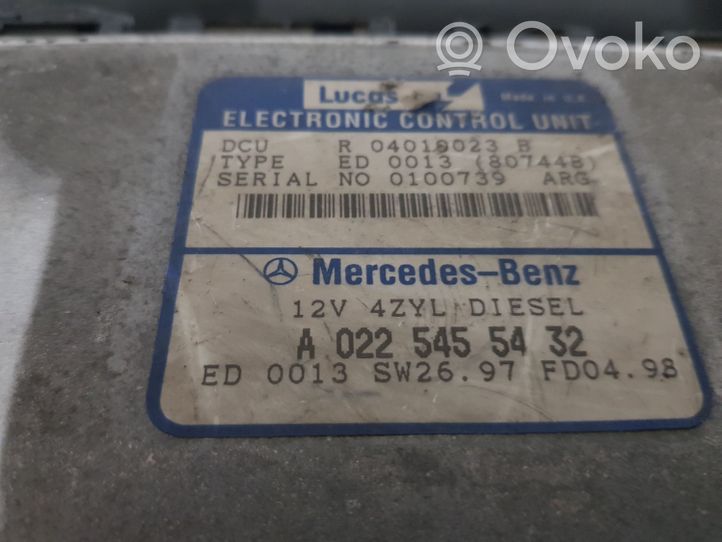 Mercedes-Benz E AMG W210 Sterownik / Moduł ECU 0225455432