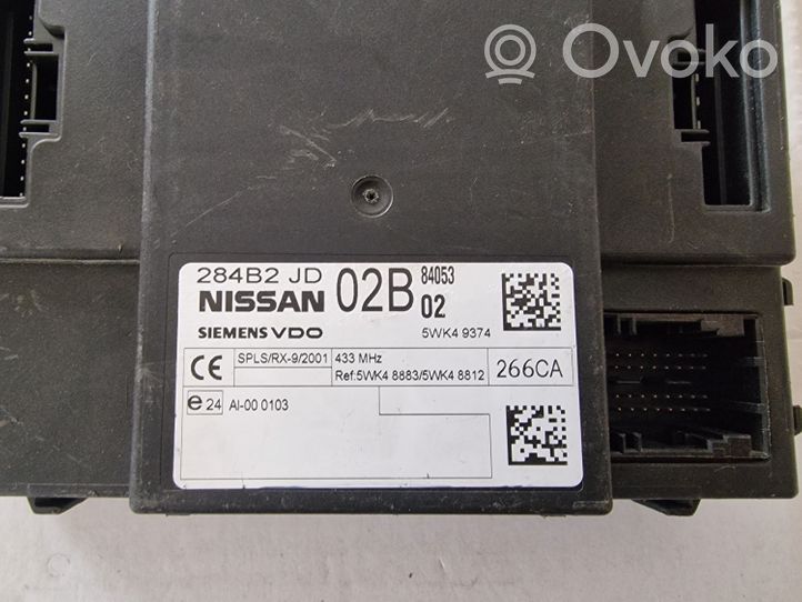 Nissan Qashqai+2 Moduł / Sterownik komfortu 284B2JD02B