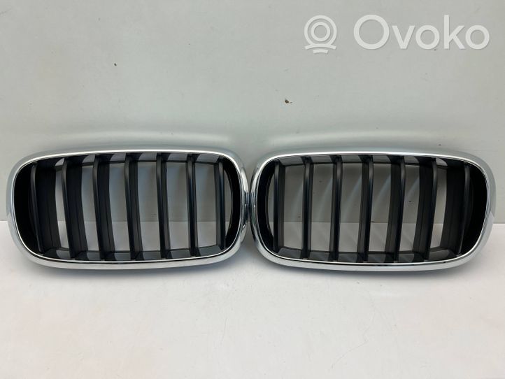 BMW X5 F15 Grille calandre supérieure de pare-chocs avant 7294486