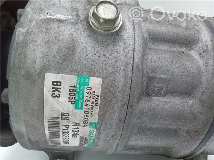 Opel Insignia B Ilmastointilaitteen kompressorin pumppu (A/C) P13232307