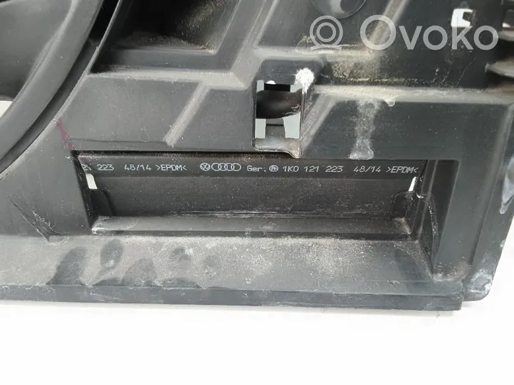 Volkswagen Golf Sportsvan Ventilatore di raffreddamento elettrico del radiatore 1K0121223