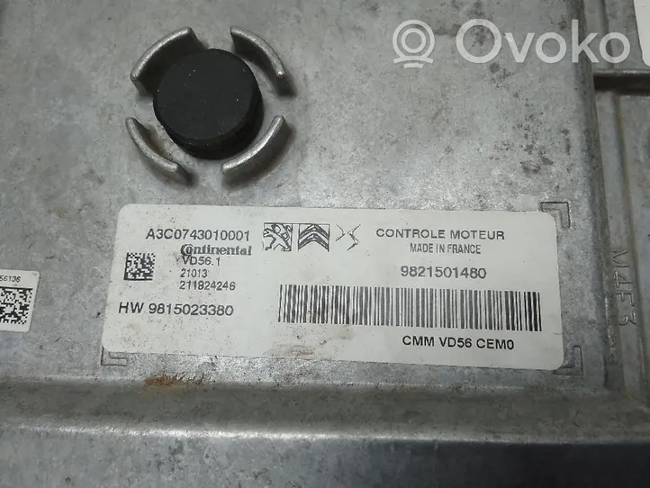 Peugeot 5008 II Sterownik / Moduł ECU 9821501480