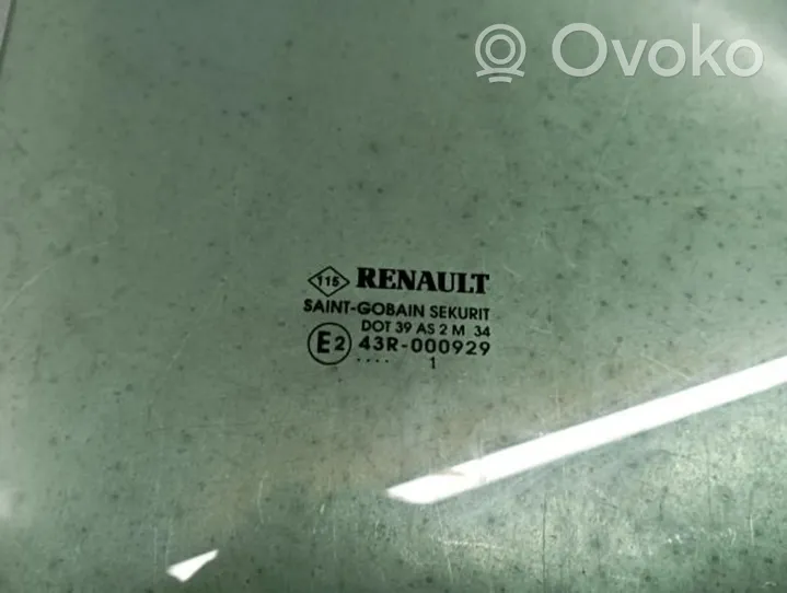 Renault Kangoo II Etuoven ikkunalasi, neliovinen malli 