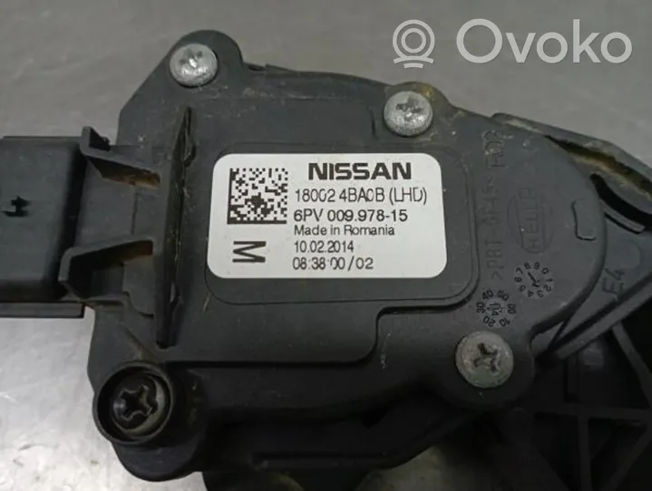 Nissan Qashqai Pedalų komplektas 