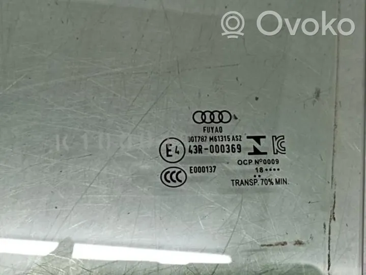 Audi Q3 F3 Szyba drzwi tylnych 