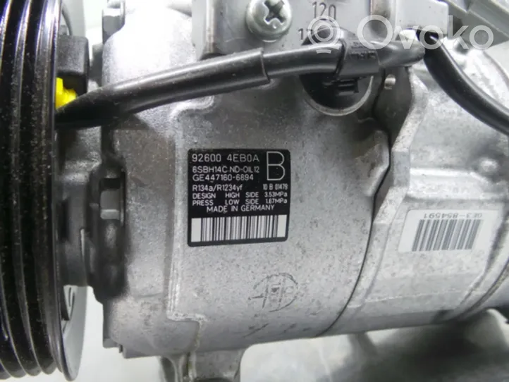 Renault Kadjar Compressore aria condizionata (A/C) (pompa) 