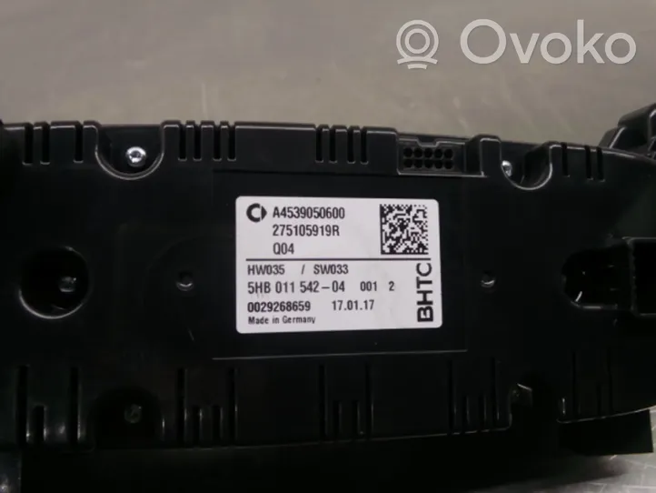 Smart ForTwo III C453 Climate control unit 