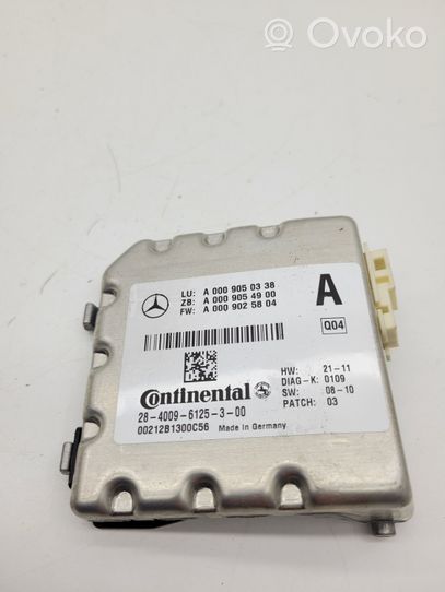 Mercedes-Benz C W204 Caméra pare-brise A0009050338