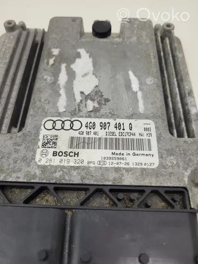 Audi A6 S6 C7 4G Sterownik / Moduł ECU 4G0907401Q