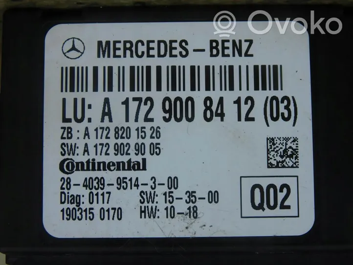 Mercedes-Benz SLK R172 Muut ohjainlaitteet/moduulit A1729008412