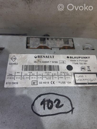 Renault Megane III Kit système audio 281159389R