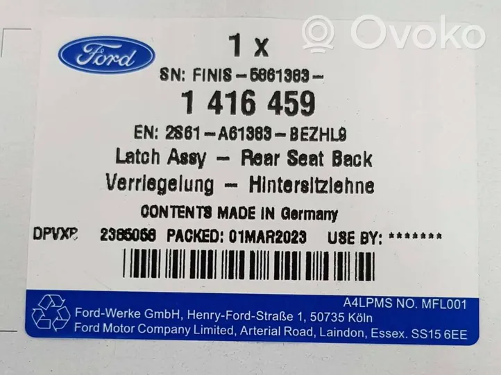 Ford Fusion Gruppo per la regolazione del sedile 2S61-A61383-BEZHL9