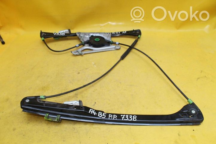 Audi A4 S4 B5 8D Front window lifting mechanism without motor 8D0837398B