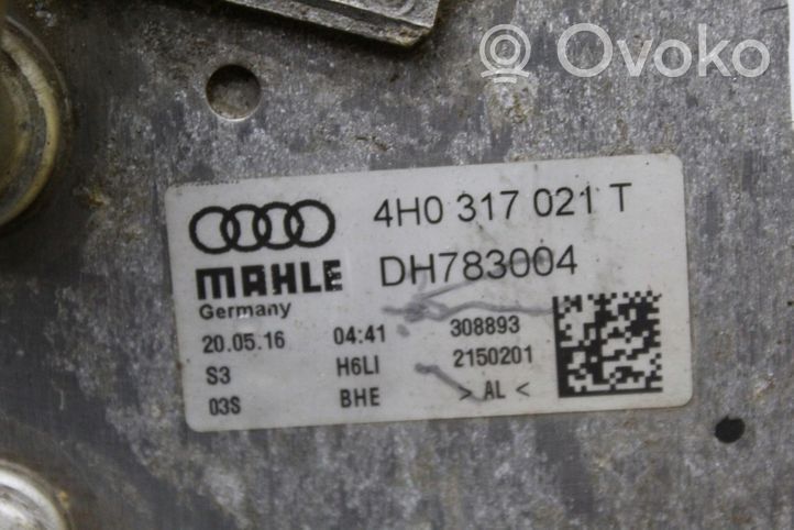 Audi A8 S8 D4 4H Chłodnica oleju 4H0317021T