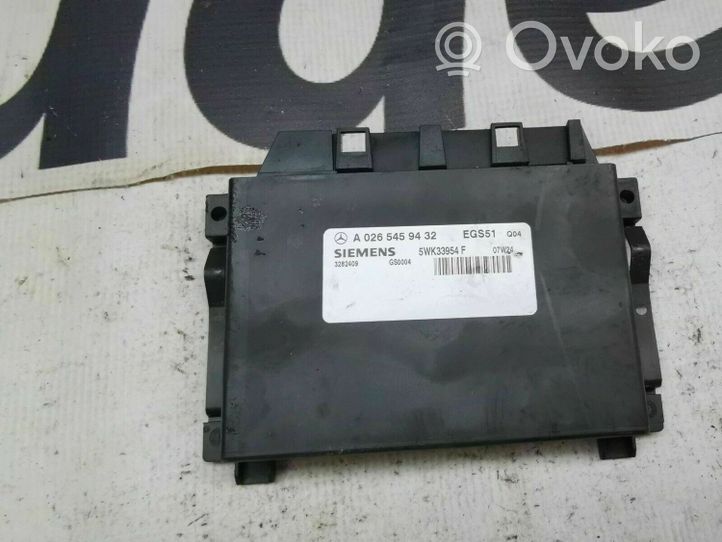 Mercedes-Benz E W210 Unidad de control/módulo de la caja de cambios A0265459432