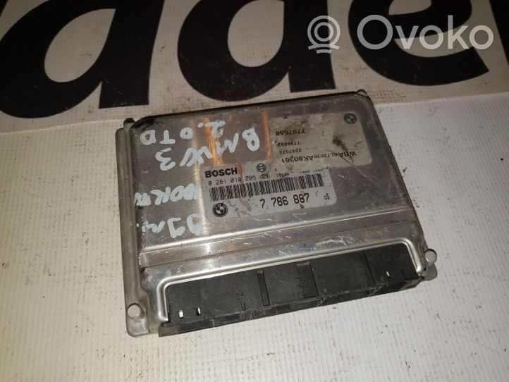 BMW 3 E46 Sterownik / Moduł ECU 28RTE718