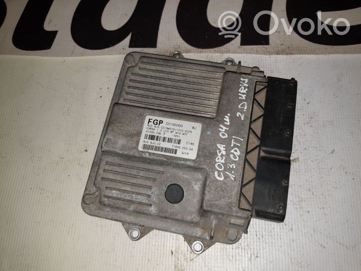 Opel Corsa C Sterownik / Moduł ECU 55190069