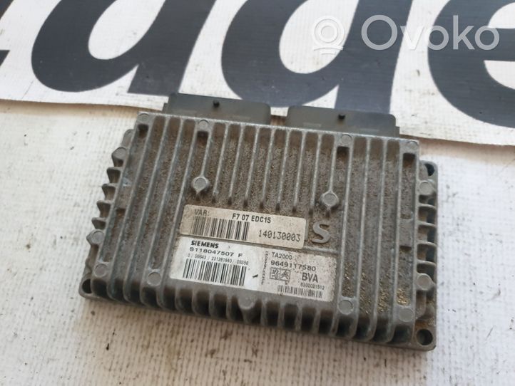 Citroen C5 Module de contrôle de boîte de vitesses ECU S118047507F