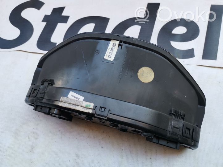 Mercedes-Benz C W202 Tachimetro (quadro strumenti) A2025402140