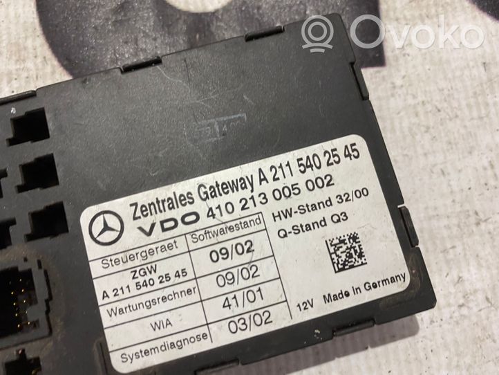 Mercedes-Benz E W211 Modulo di controllo accesso A2115402545