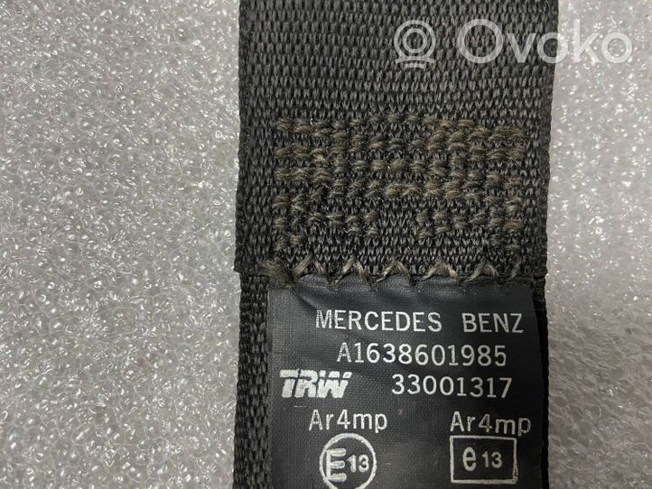 Mercedes-Benz ML W163 Saugos diržas galinis a1638601985