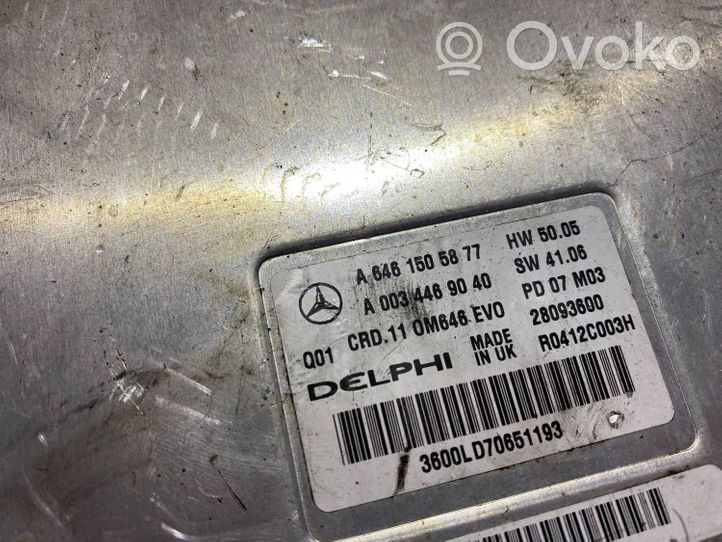 Mercedes-Benz C W204 Sterownik / Moduł ECU A6461505877