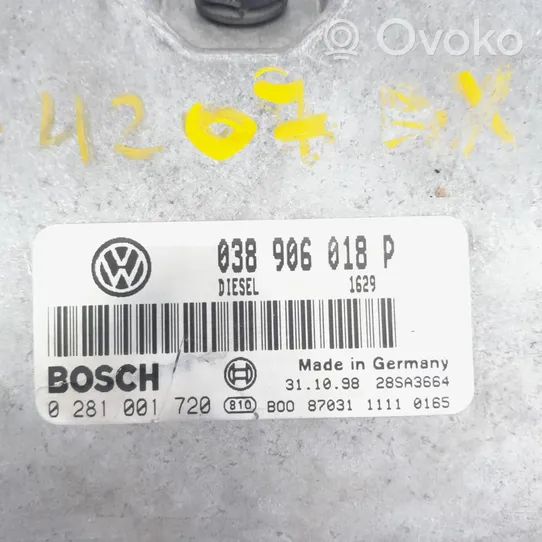 Volkswagen PASSAT Calculateur moteur ECU 038906018P