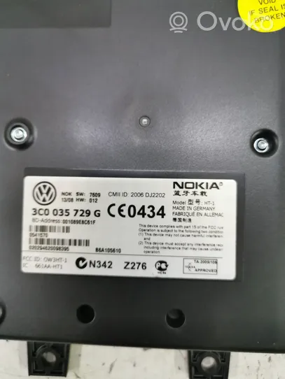 Volkswagen PASSAT B6 Moduł / Sterownik Bluetooth 3C0035729G