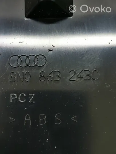 Audi TT Mk1 Muu keskikonsolin (tunnelimalli) elementti 8N0863243C