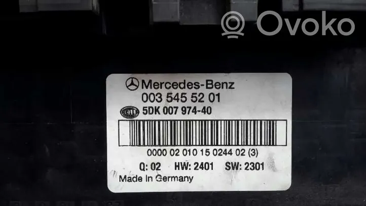 Mercedes-Benz C W203 Module de fusibles 0035455201